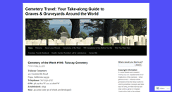 Desktop Screenshot of cemeterytravel.com